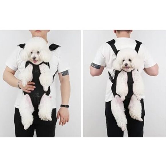 Pawaboo‎ Pet Carrier Backpack Front Facing Adjustable Dog Cat Travel Bag - Picture 1 of 6